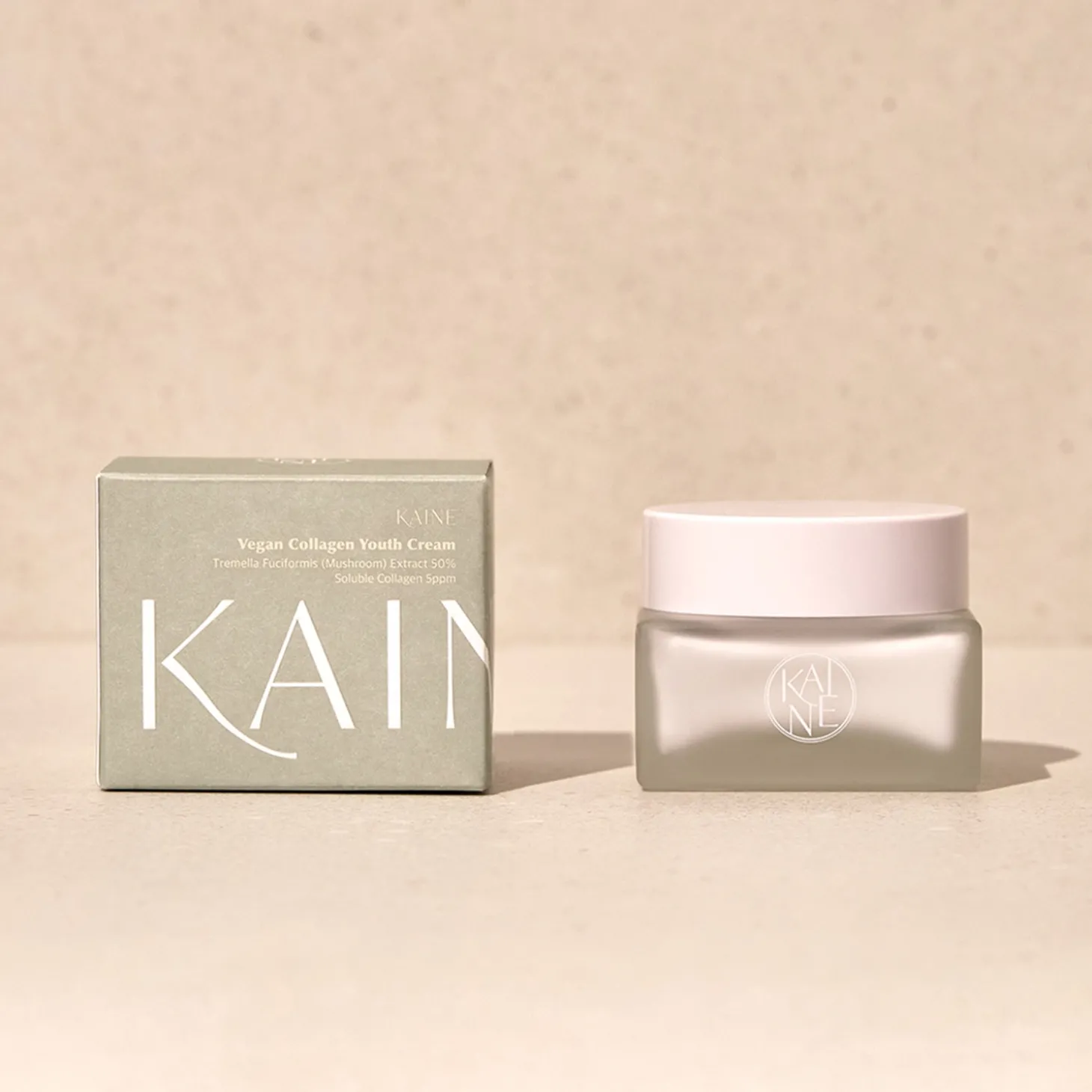 Kaine - Vegan Collagen Youth Cream - Odmładzający Krem do Twarzy z Wegańskim Kolagenem - 50ml