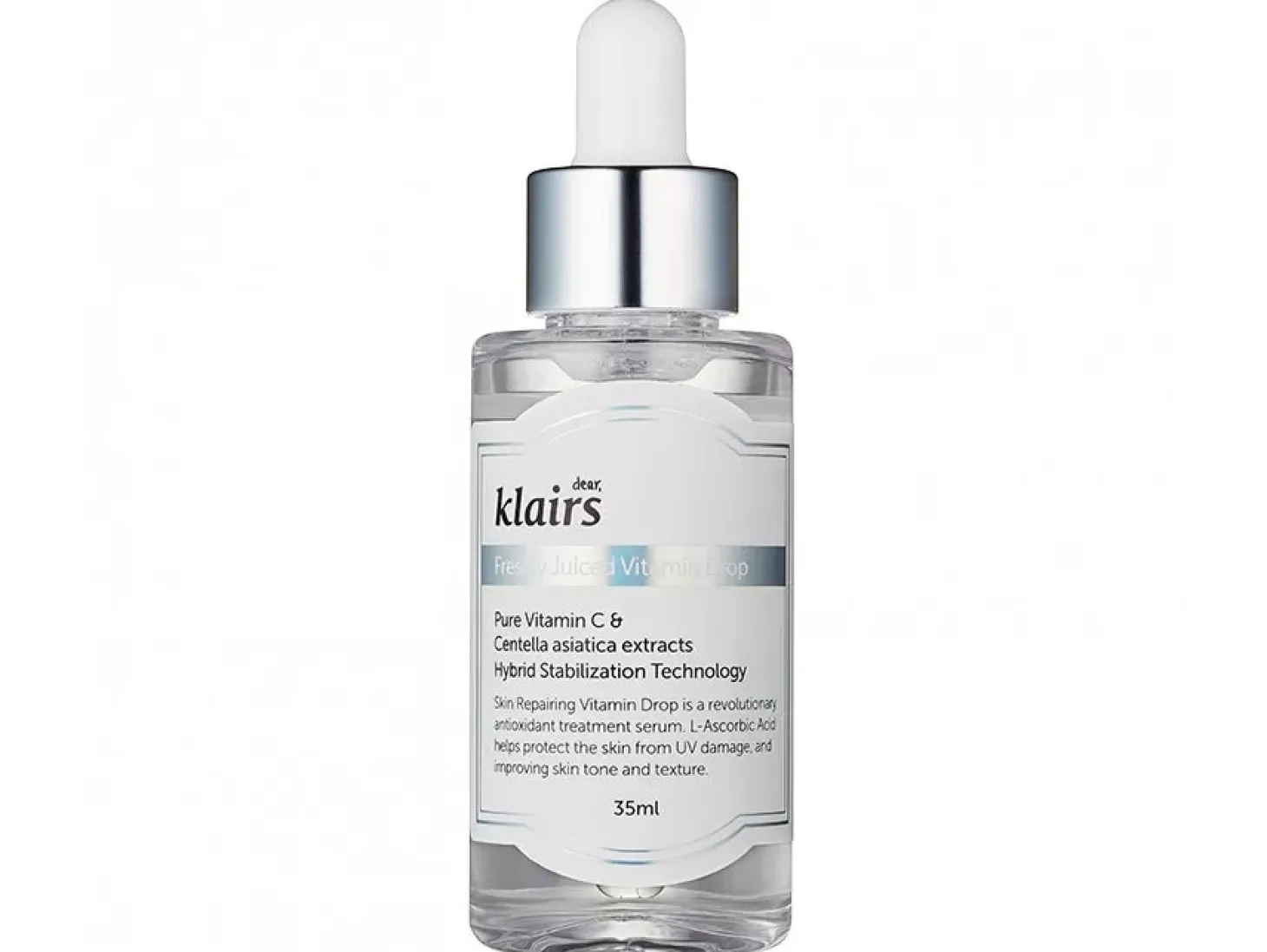 Klairs - Freshly Juiced Vitamin Drop - Witaminowe Serum z Witaminą C i Wąkrotą Azjatycką - 35ml