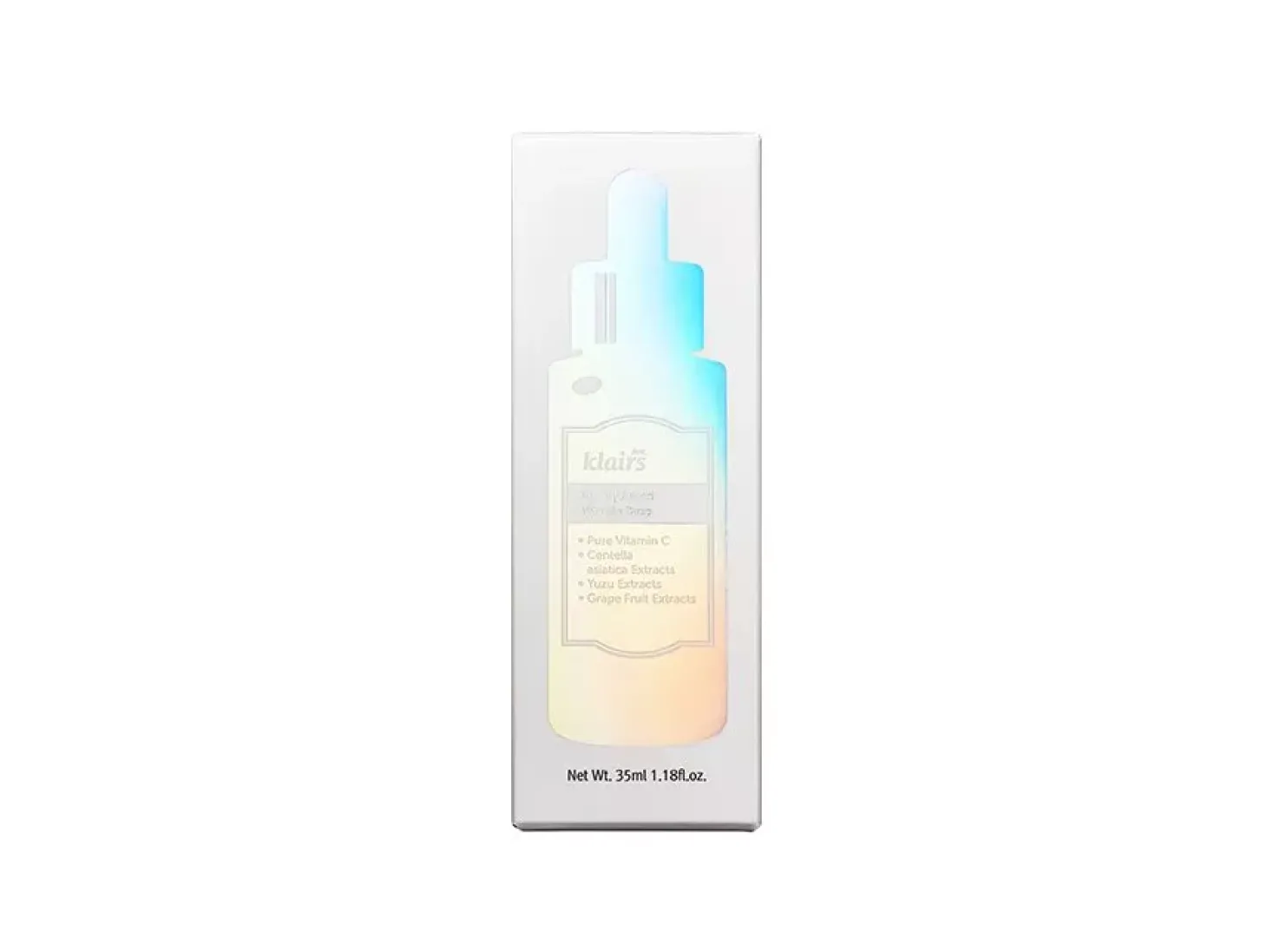 Klairs - Freshly Juiced Vitamin Drop - Witaminowe Serum z Witaminą C i Wąkrotą Azjatycką - 35ml