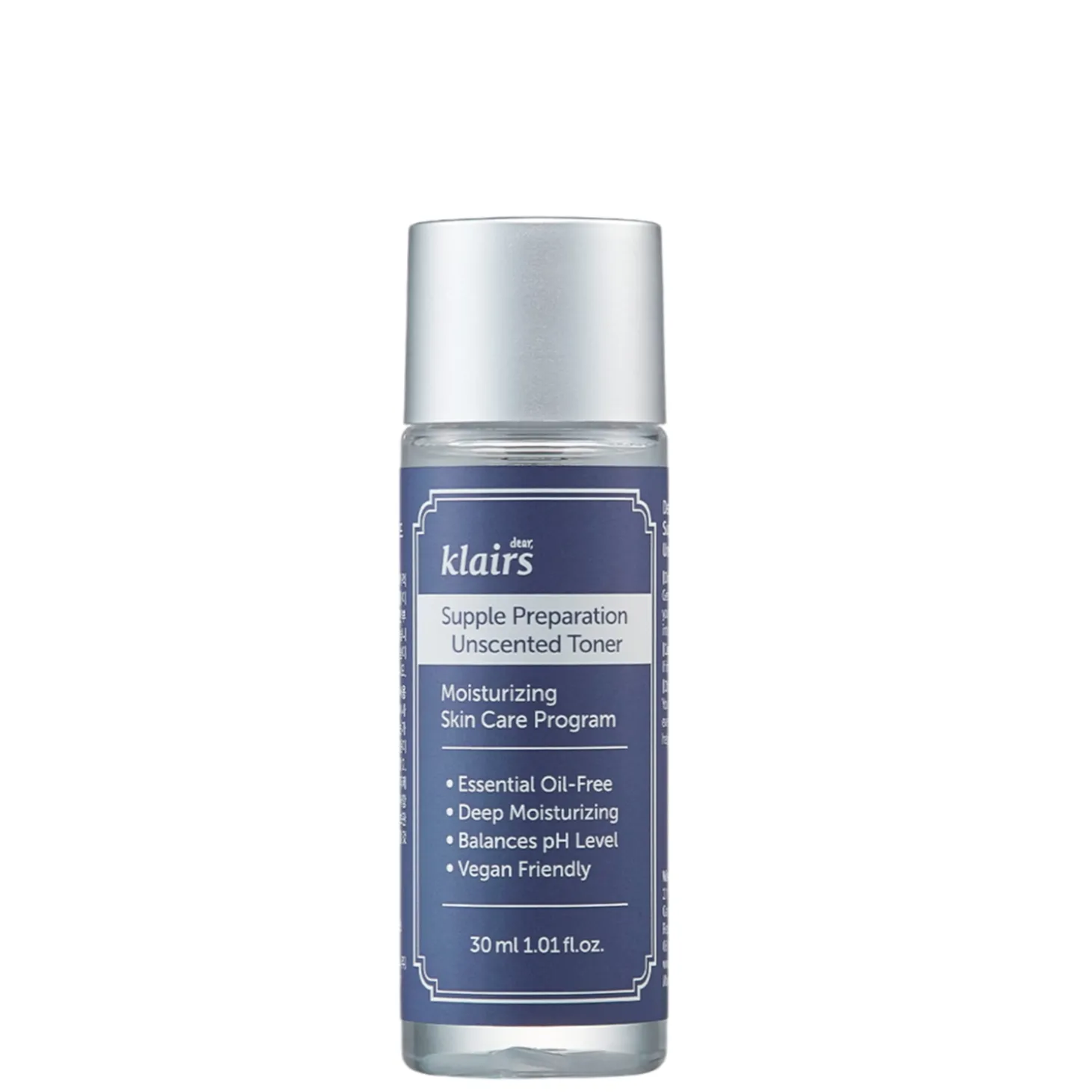 Klairs - Supple Preparation Unscented Toner - Nawilżająco-Wygładzający Tonik do Twarzy - 30ml