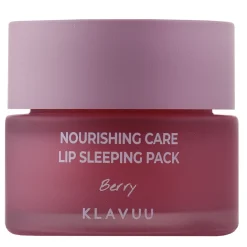 Klavuu - Nourishing Care Lip Sleeping Pack - Odżywcza Maseczka do Ust na Noc - Berry - 20g