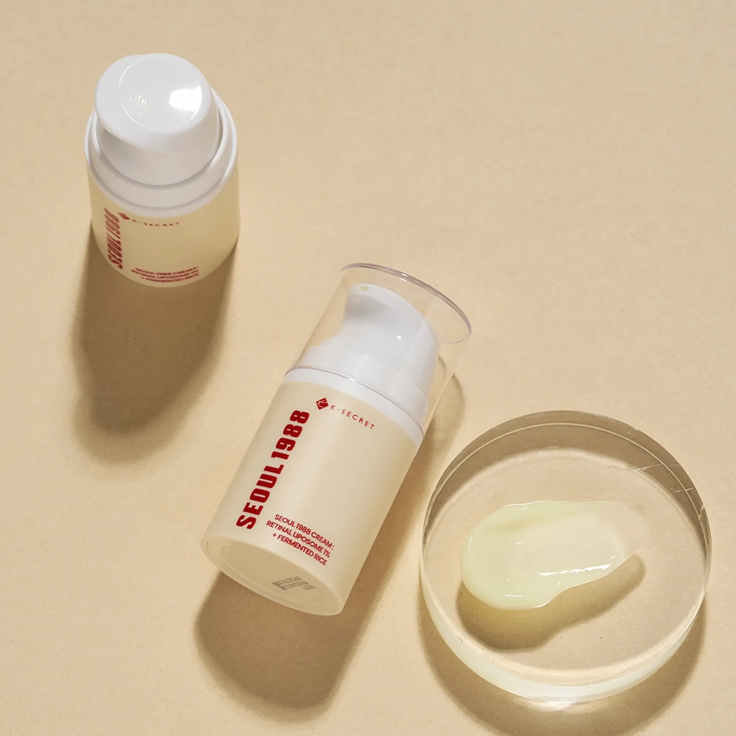 K-SECRET - SEOUL 1988 Cream : Retinal Liposome 1% + Fermented Rice - Ujędrniający Krem z Retinalem - 50ml