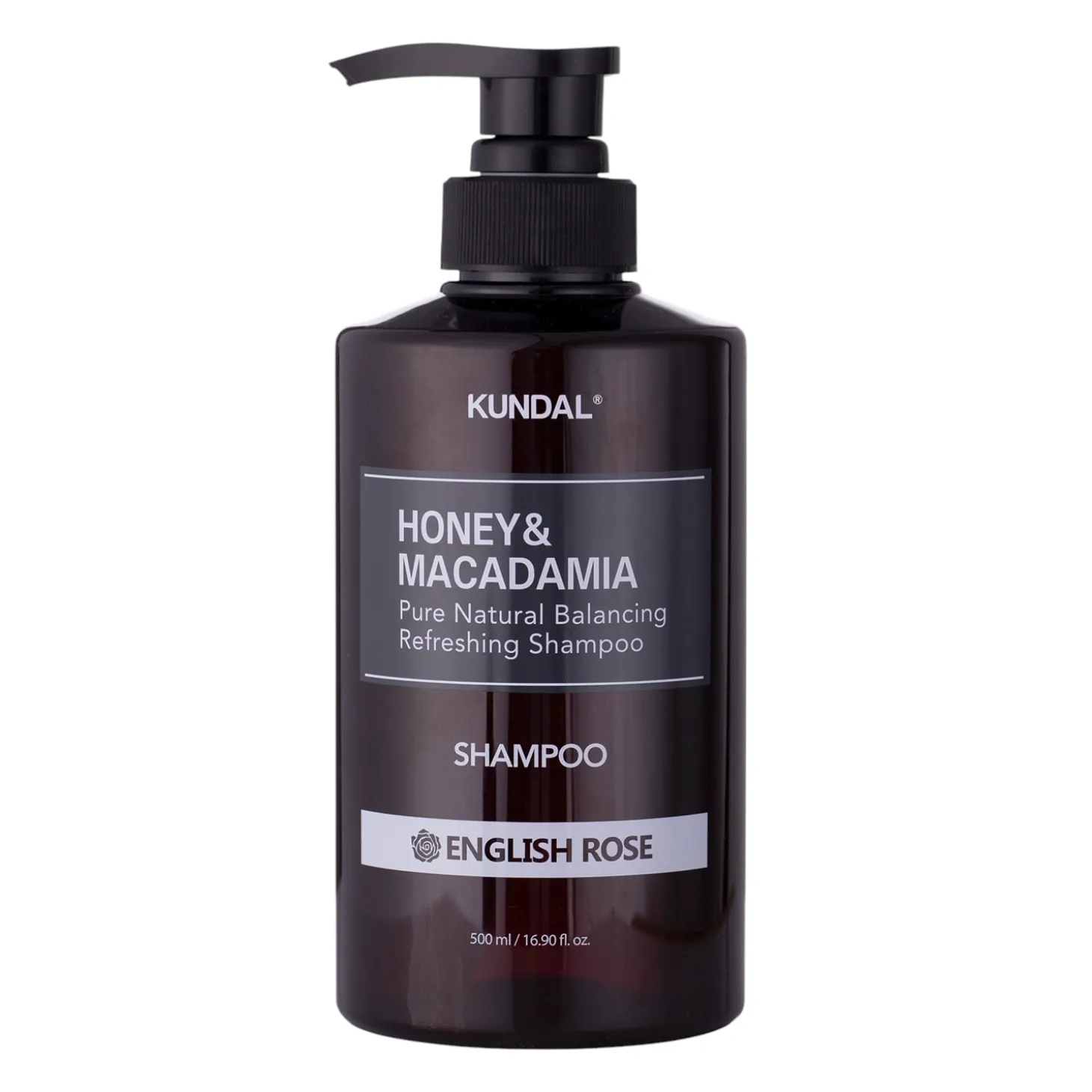 Kundal - Honey & Macadamia Nature Shampoo - Szampon do Włosów - English Rose - 500ml