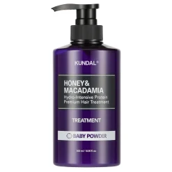 Kundal - Honey & Macadamia Protein Treatment - Proteinowa Kuracja do Włosów - Baby Powder - 500ml