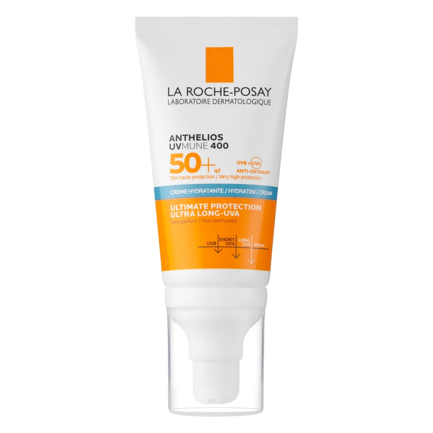 La Roche-Posay - Anthelios UV Mune 400 SPF50+ - Nawilżający Krem Ochronny - 50ml
