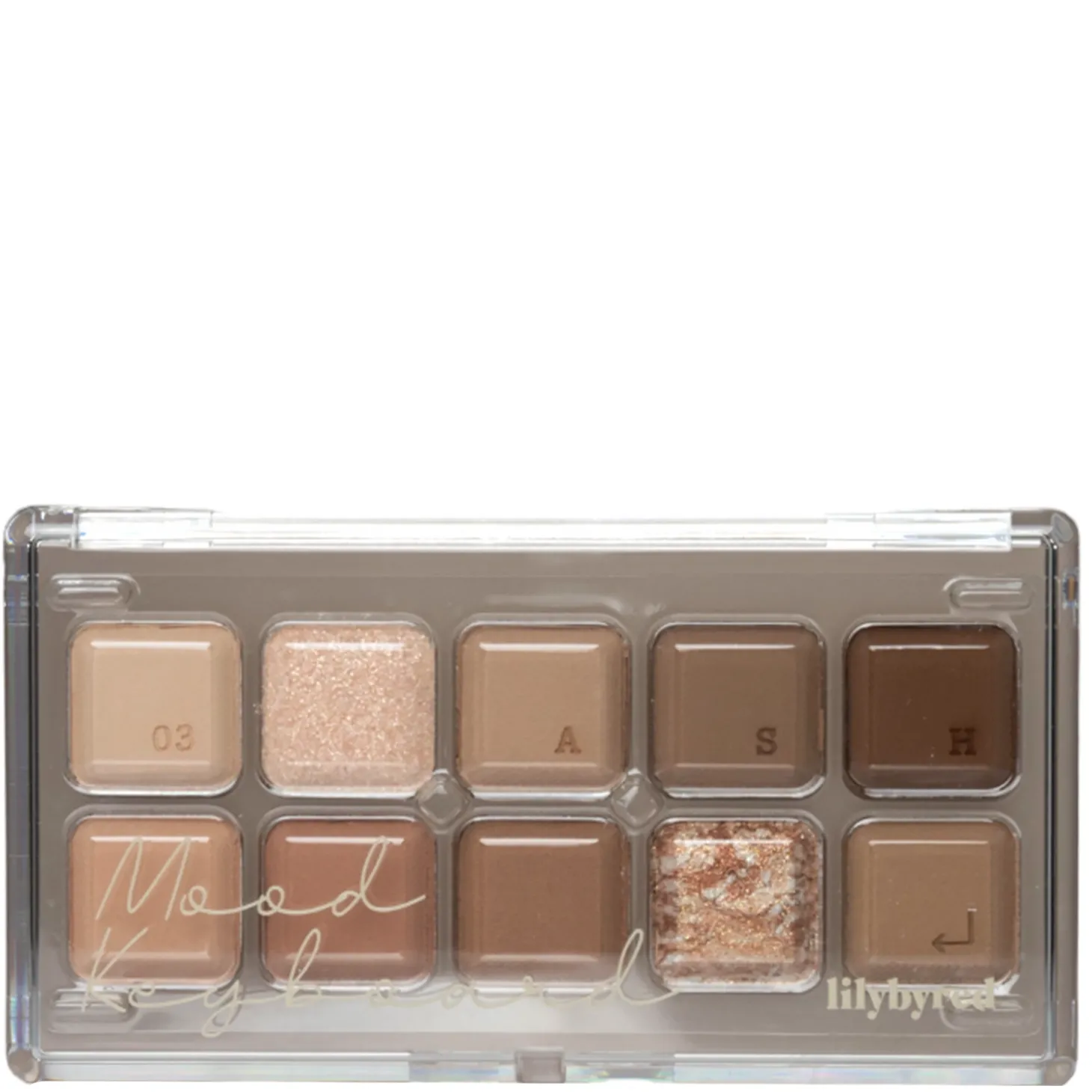 Lilybyred - Mood Keyboard - Paleta Cieni do Powiek - 03 Ash Beige - 10,5g