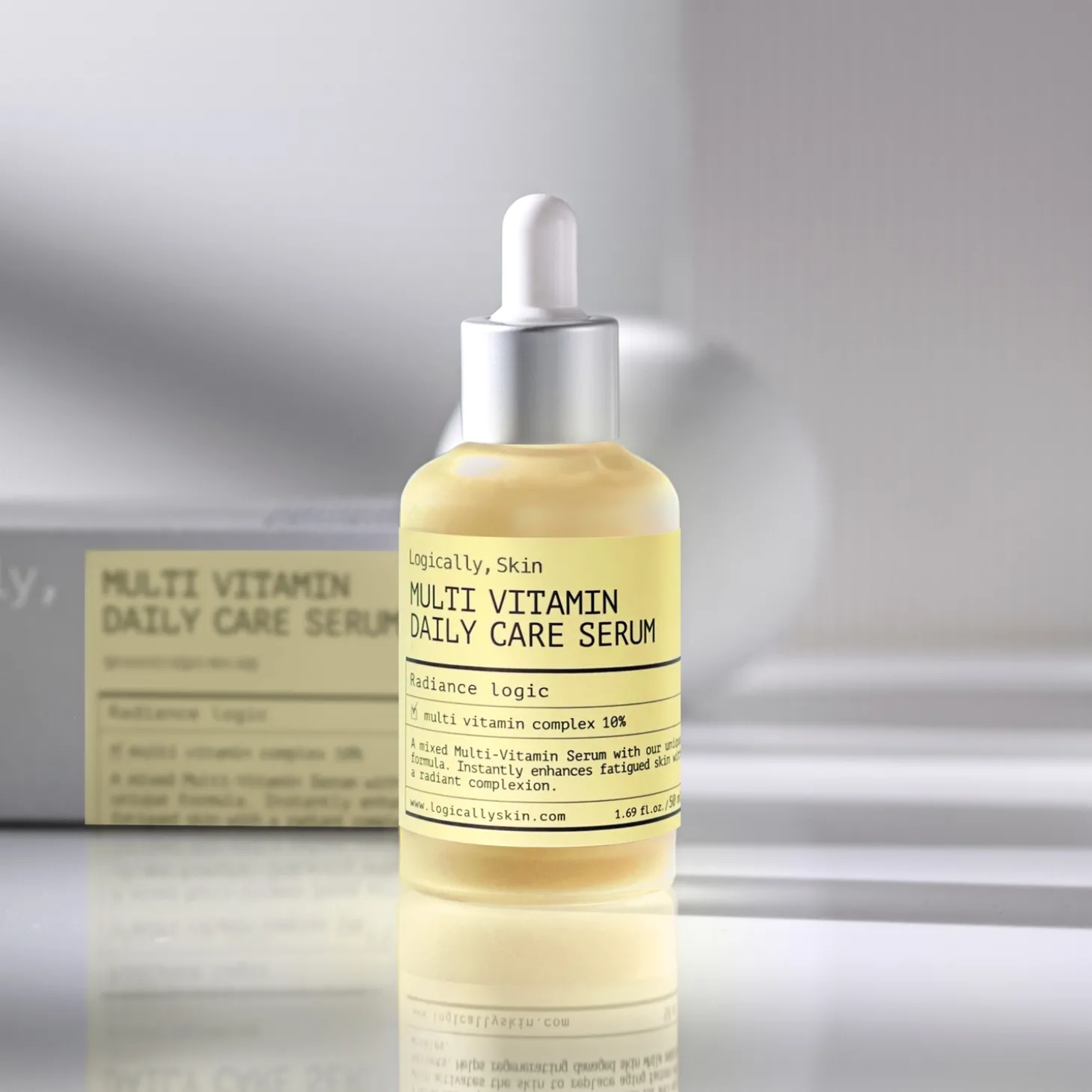 Logically, Skin - Multi Vitamin Daily Care Serum - Rozświetlające Serum Witaminowe do Twarzy - 50ml