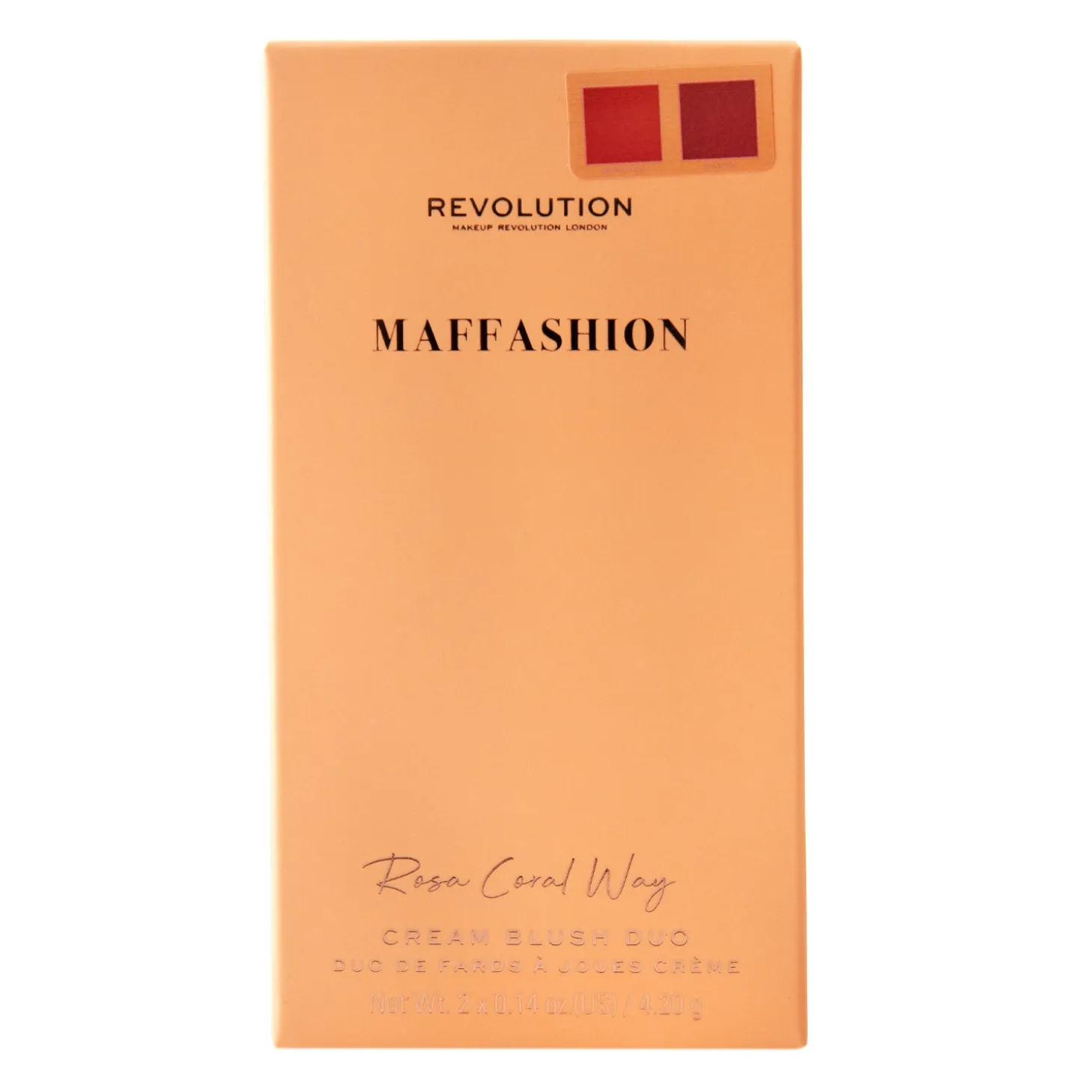 Makeup Revolution - Makeup Revolution X Maffashion - Duo Różów do Policzków - Rosa Coral Way - 3g
