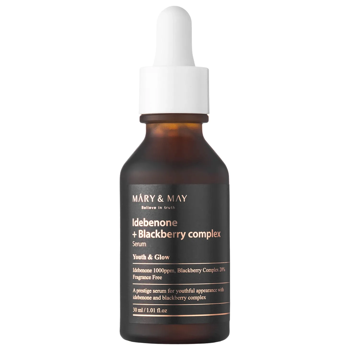 Mary&May - Idebenone and Blackberry Complex Serum - Przeciwstarzeniowe Serum z Idebenonem - 30ml