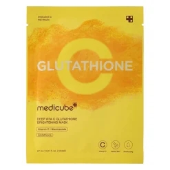 Medicube - Deep Vita C Glutathione Mask - Rozjaśniająca Maska w Płachcie do Twarzy - 1szt/27ml