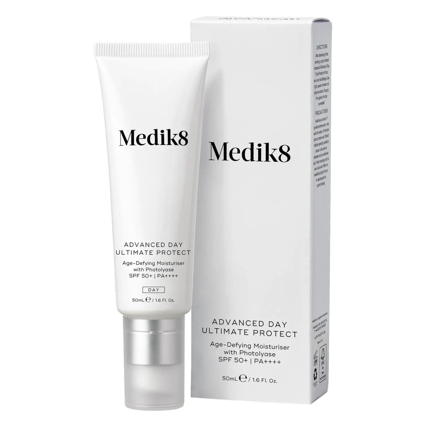 Medik8 - Advanced Day Ultimate Protect SPF50+/PA++++ - Krem Nawilżający z Filtrem UV - 50ml