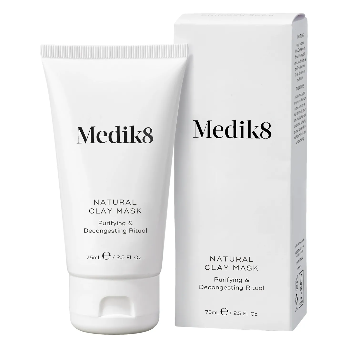 Medik8 - Natural Clay Mask - Intensywnie Oczyszczająca Maseczka dla Skóry Problematycznej - 75ml