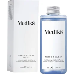 Medik8 - Press&Clear Exfoliating 2% BHA Toner - Złuszczający Tonik z Kwasem Salicylowym - 150ml - Refill