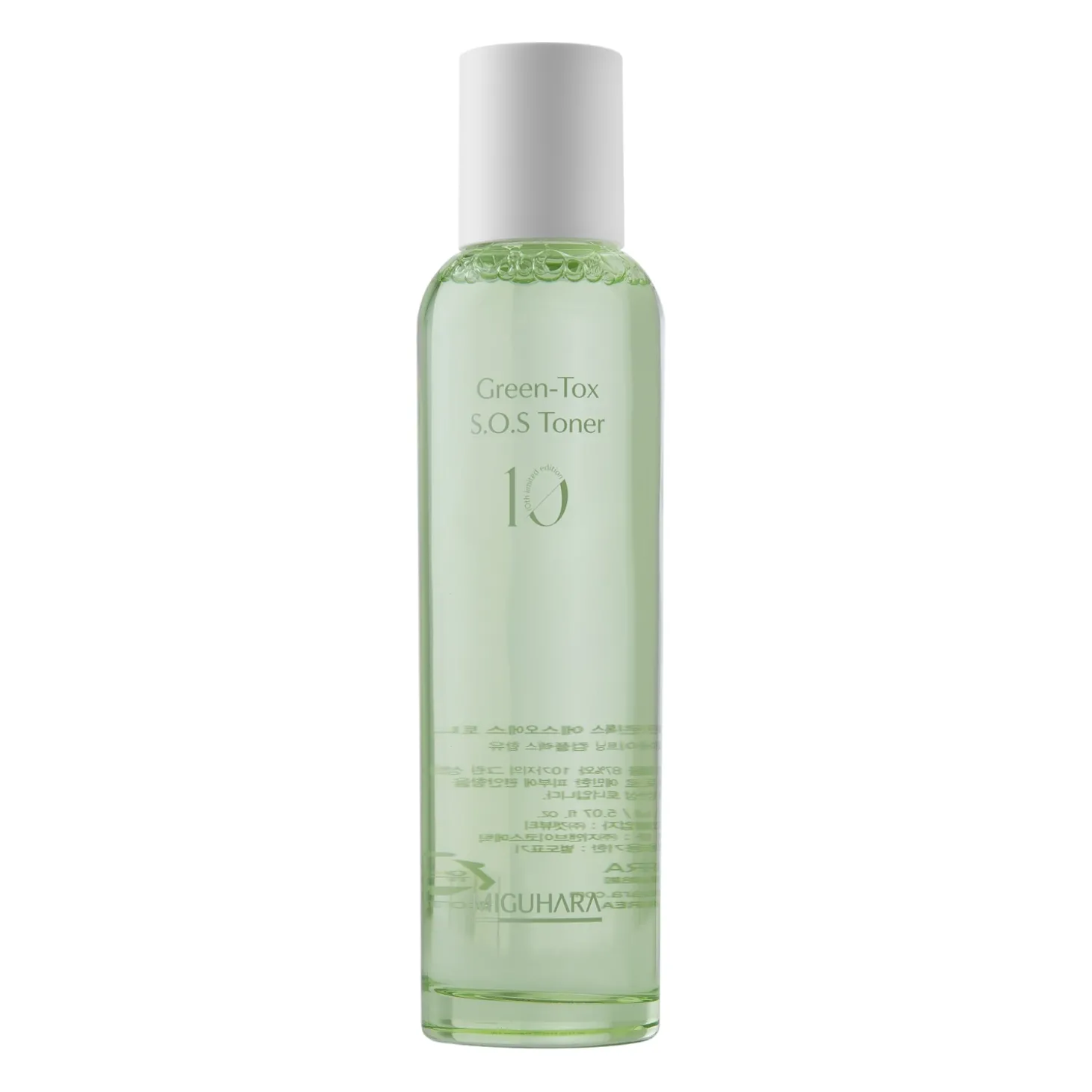 Miguhara - Green-Tox S.O.S Toner - Kojący Tonik do Twarzy z Ekstraktem z Zielonej Herbaty Jeju - 150ml