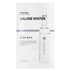 Missha - Mascure AC Care Solution Sheet Mask - Saline Water - Przeciwtrądzikowa Maska w Płachcie - 28ml