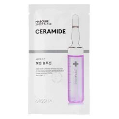 Missha - Mascure Moisture Solution Sheet Mask - Ceramide - Łagodząca Maska w Płachcie - 28ml