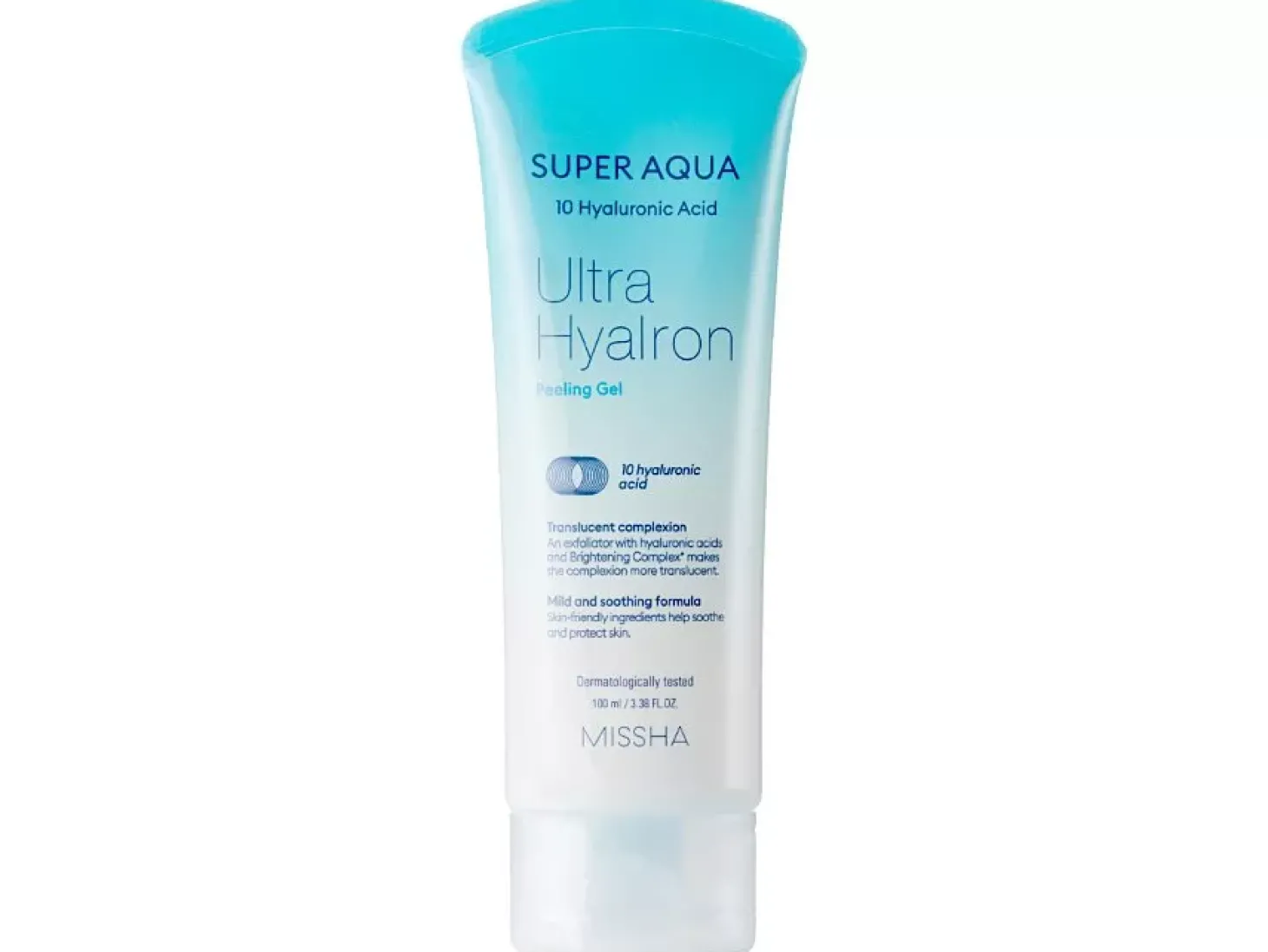 Missha - Super Aqua Ultra Hyalron Peeling Gel - Łagodny Żel Peelingujący - 100ml