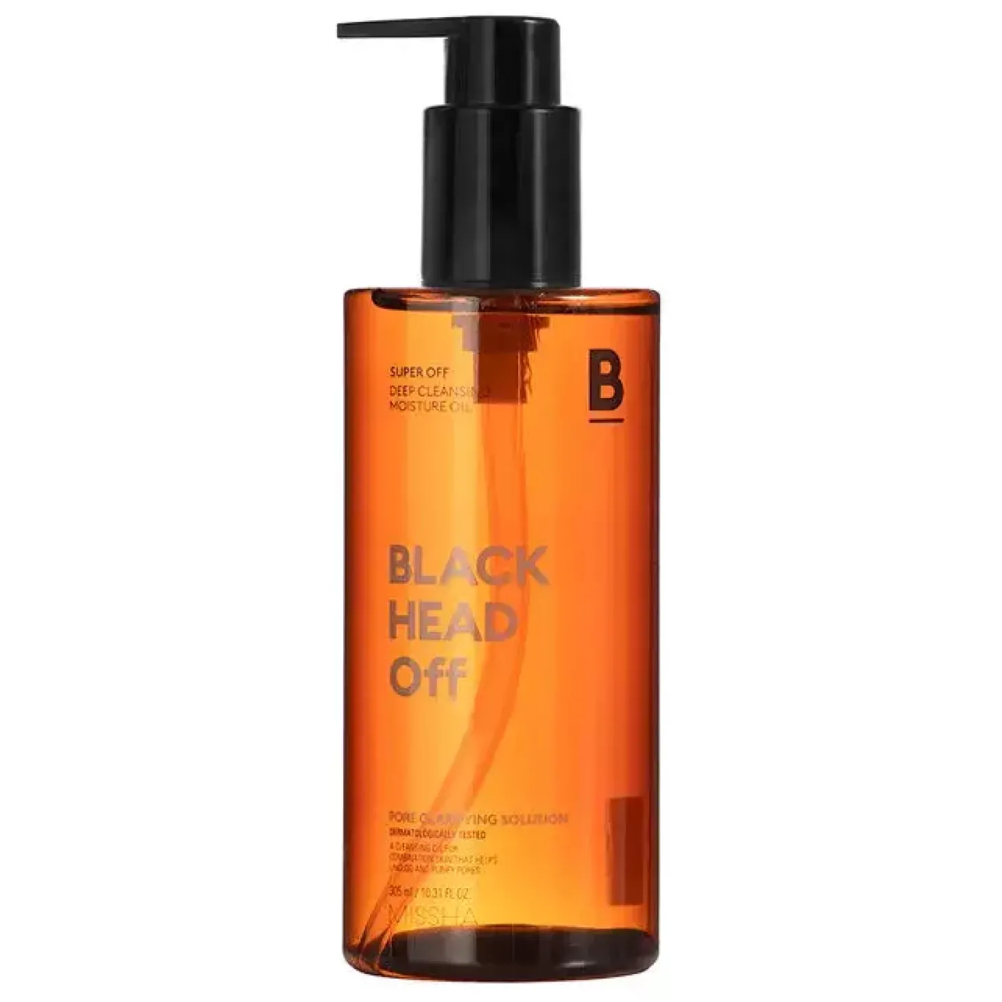 Missha - Super Off Cleansing Oil -Blackhead Off - Oczyszczający i Odświeżający Olejek Przeciw Zaskórnikom - 305ml