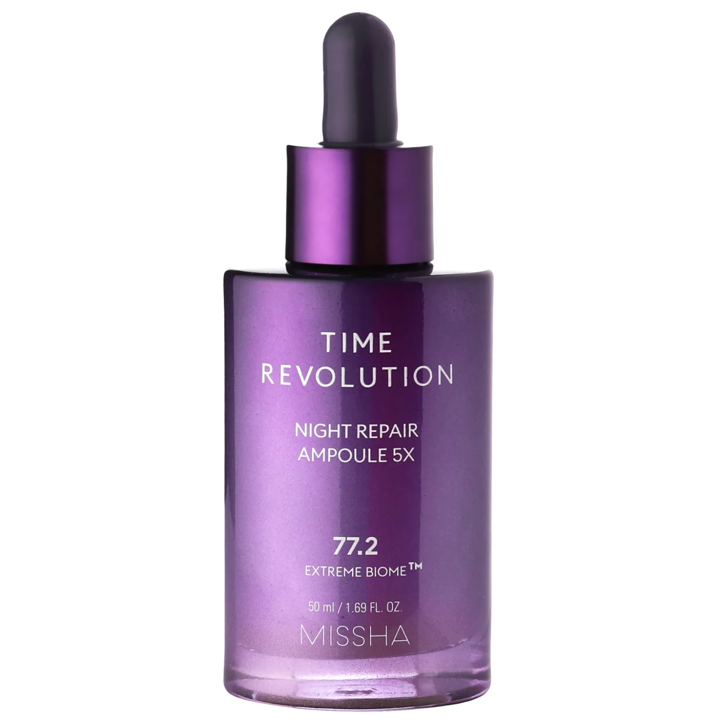 Missha - Time Revolution Night Repair Ampoule 5x - Ujędrniające Serum ze Sfermentowanym Lizatem Bifida - 50ml