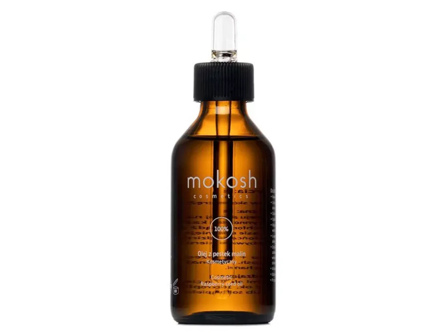 Mokosh - Cosmetic Raspberry Seed Oil - Olej z Pestek Malin Kosmetyczny - 100ml