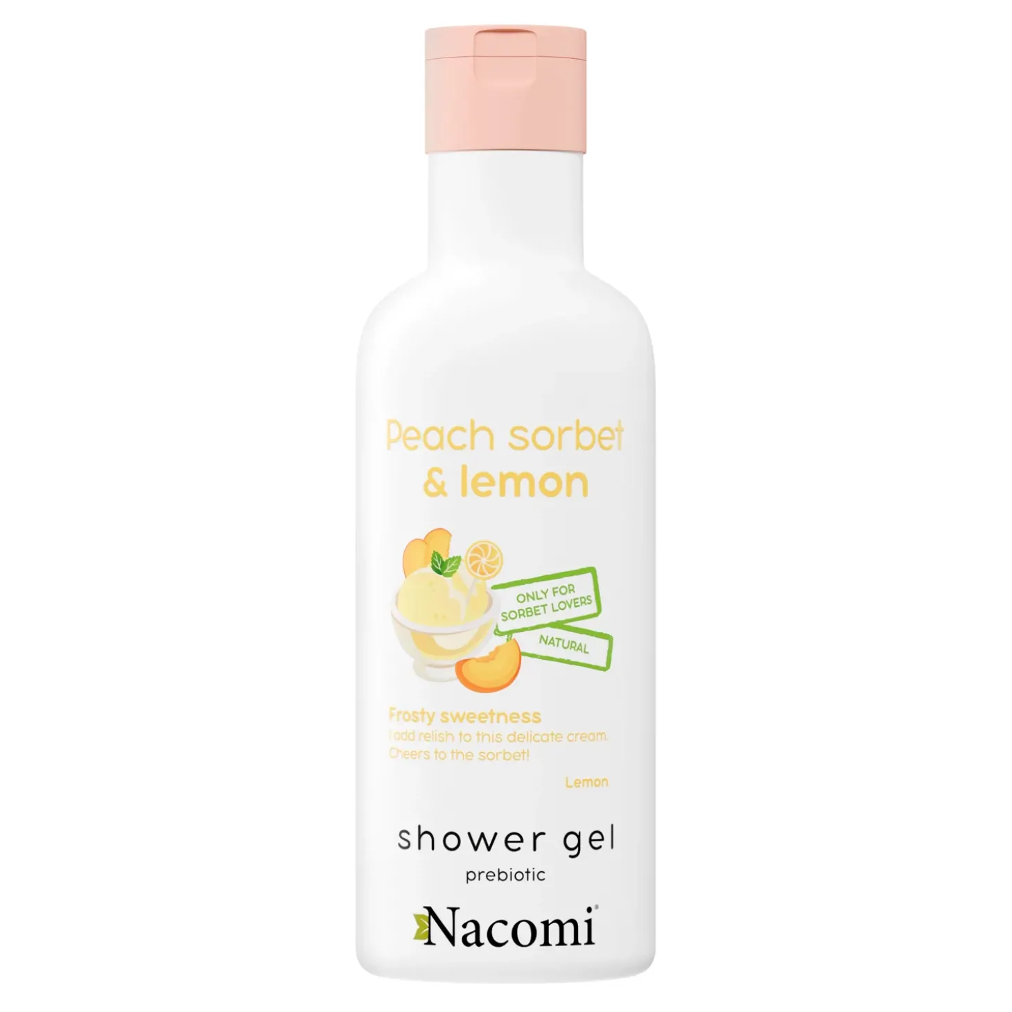 Nacomi - Żel pod Prysznic - Brzoskwiniowy Sorbet z Cytryną - 300ml