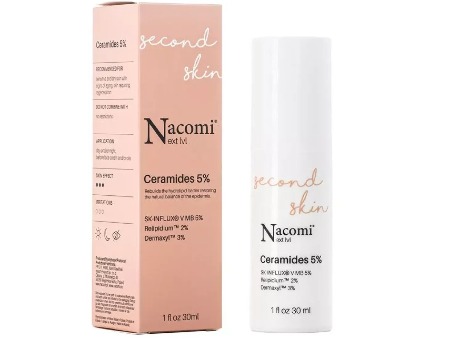 Nacomi - Next Level - Ceramides 5% - Serum z Ceramidami 5% - 30ml