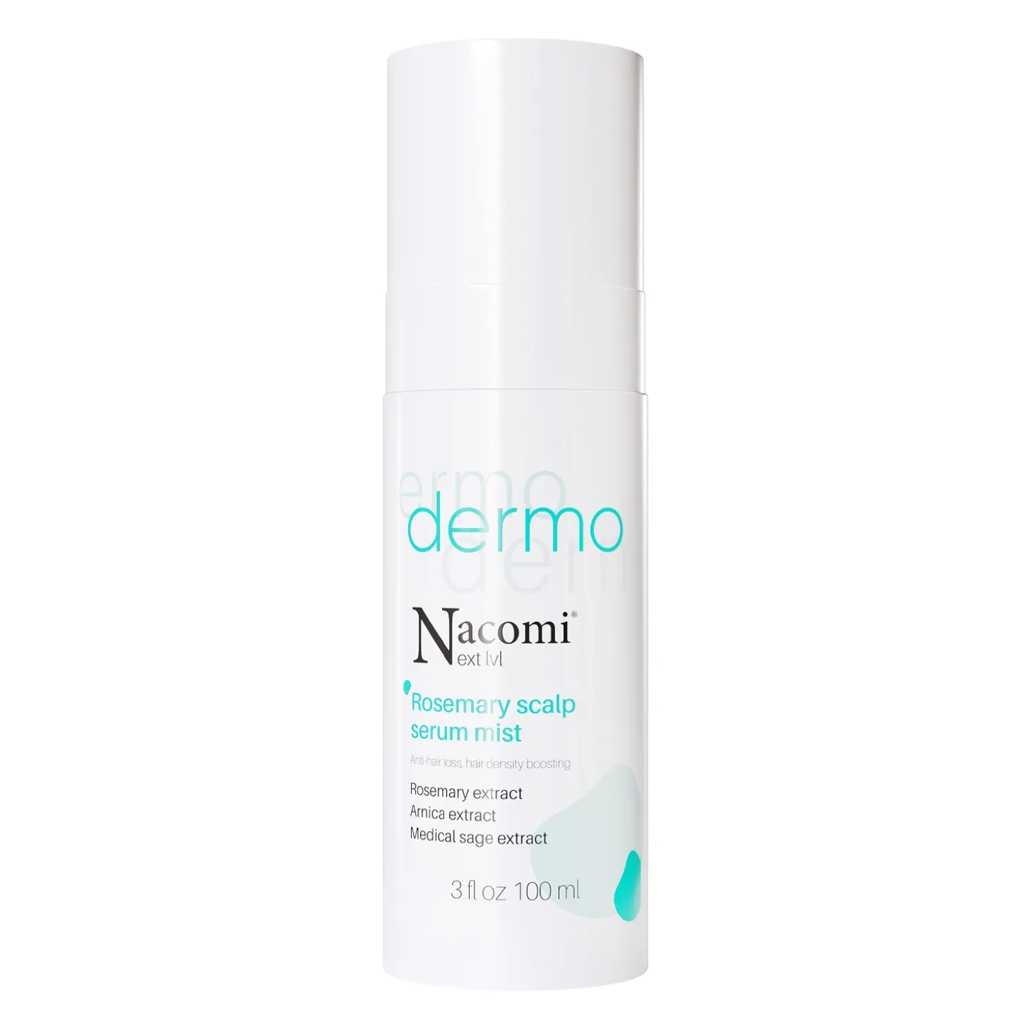 Nacomi - Next Level - Rosemary Scalp Mist - Rozmarynowe Serum w Mgiełce Przeciw Wypadaniu Włosów - 100ml