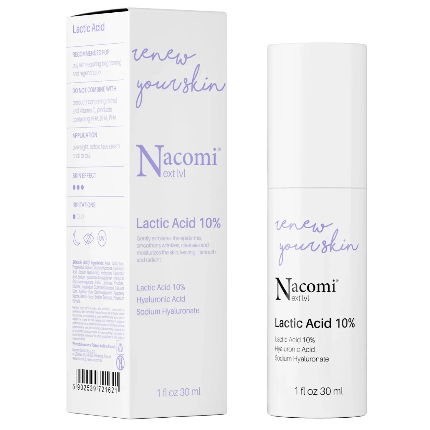Nacomi - Next Lvl - Kwas Mlekowy 10% - 30ml