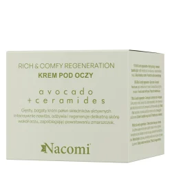 Nacomi - Rich & Comfy Regeneration - Krem pod Oczy - Awokado - 15ml