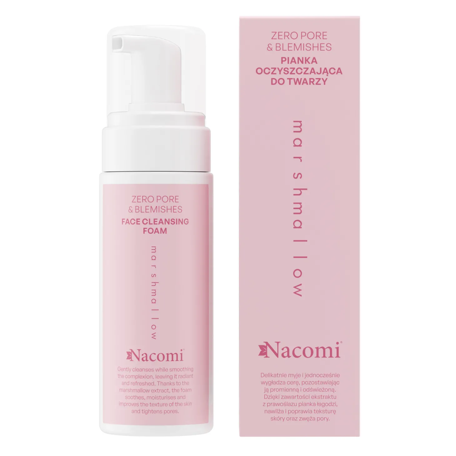 Nacomi - Zero Pore & Blemishes - Pianka Oczyszczająca do Twarzy - Marshmallow - 150ml