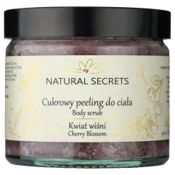 Natural Secrets - Peeling Cukrowy do Ciała Kwiat Wiśni - 250ml