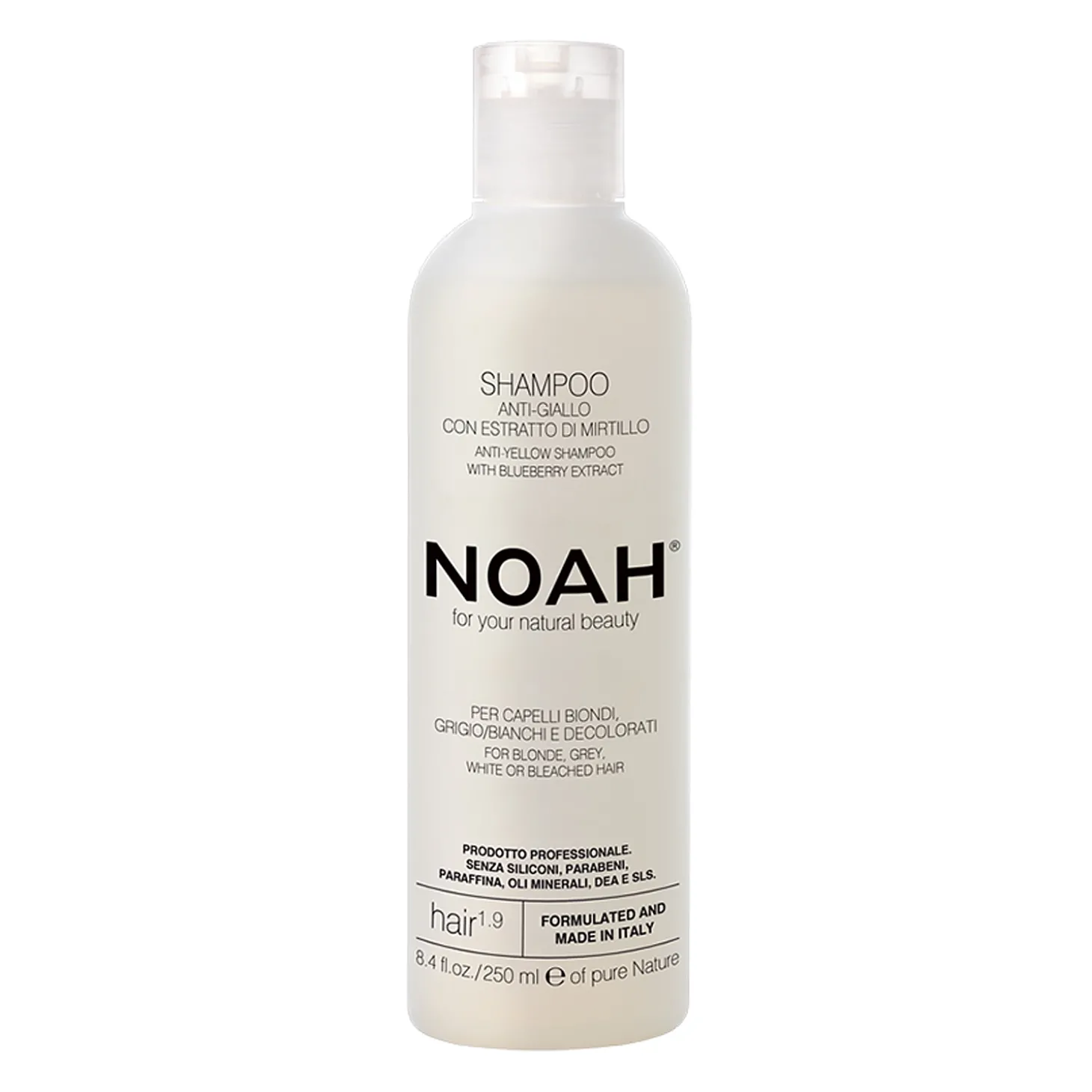Noah - Anti-Yellow Shampoo - Szampon Ochładzający Kolor do Włosów Blond i Siwych - 250ml