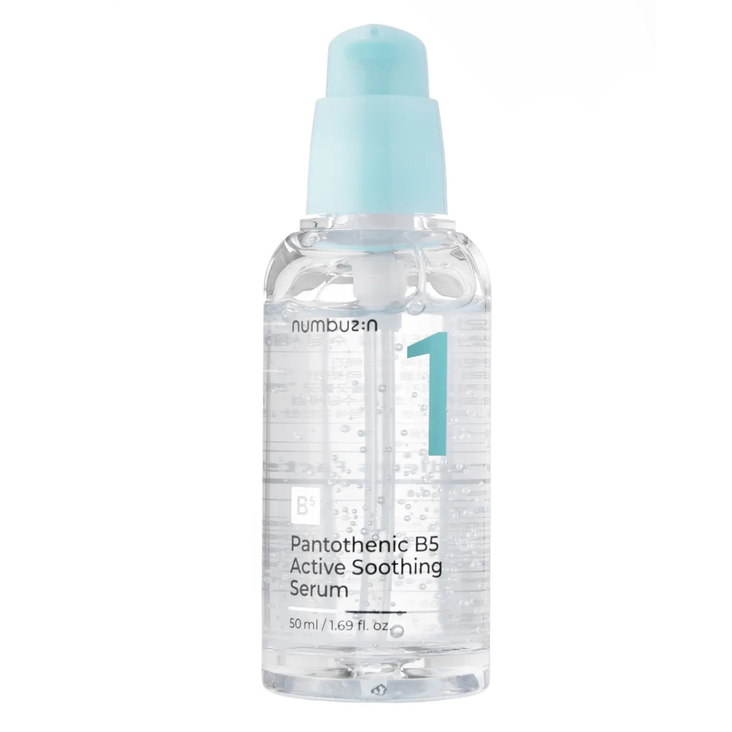 Numbuzin - No.1 Pantothenic B5 Active Soothing Serum - Intensywnie Nawilżające Serum do Twarzy - 50ml