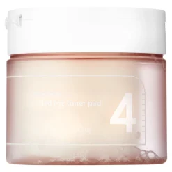 Numbuzin - No.4 - Pore Zero Peeled Egg Toner Pad - Tonujące Płatki do Twarzy - 190ml/70szt.