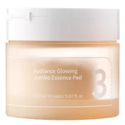 Numbuzin - No.3 Radiance Glowing Jumbo Essence Pad - Płatki Rozświetlające do Twarzy - 70szt.