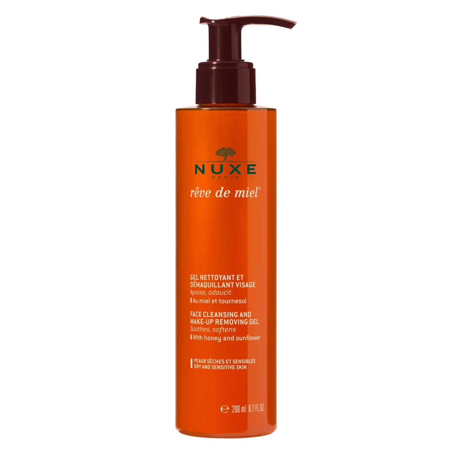 Nuxe - Rêve de Miel® - Żel do Mycia Twarzy i Demakijażu - 200ml