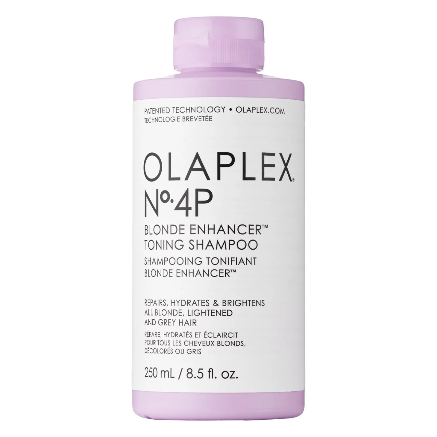 Olaplex - No. 4P Blonde Enhancer Toning Shampoo - Fioletowy Szampon do Włosów Blond - 250ml