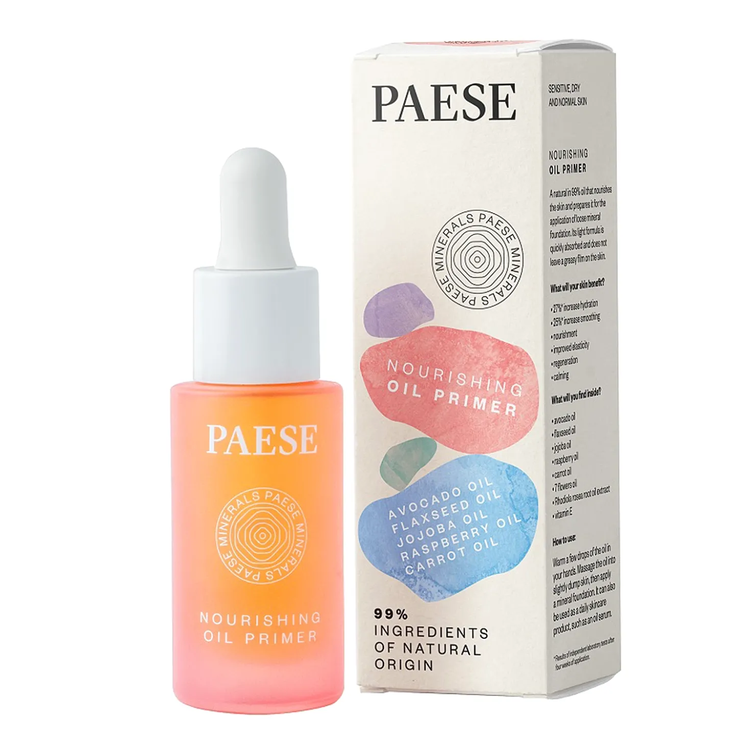Paese - Minerals - Odżywczy Olejek pod Makijaż - 15ml