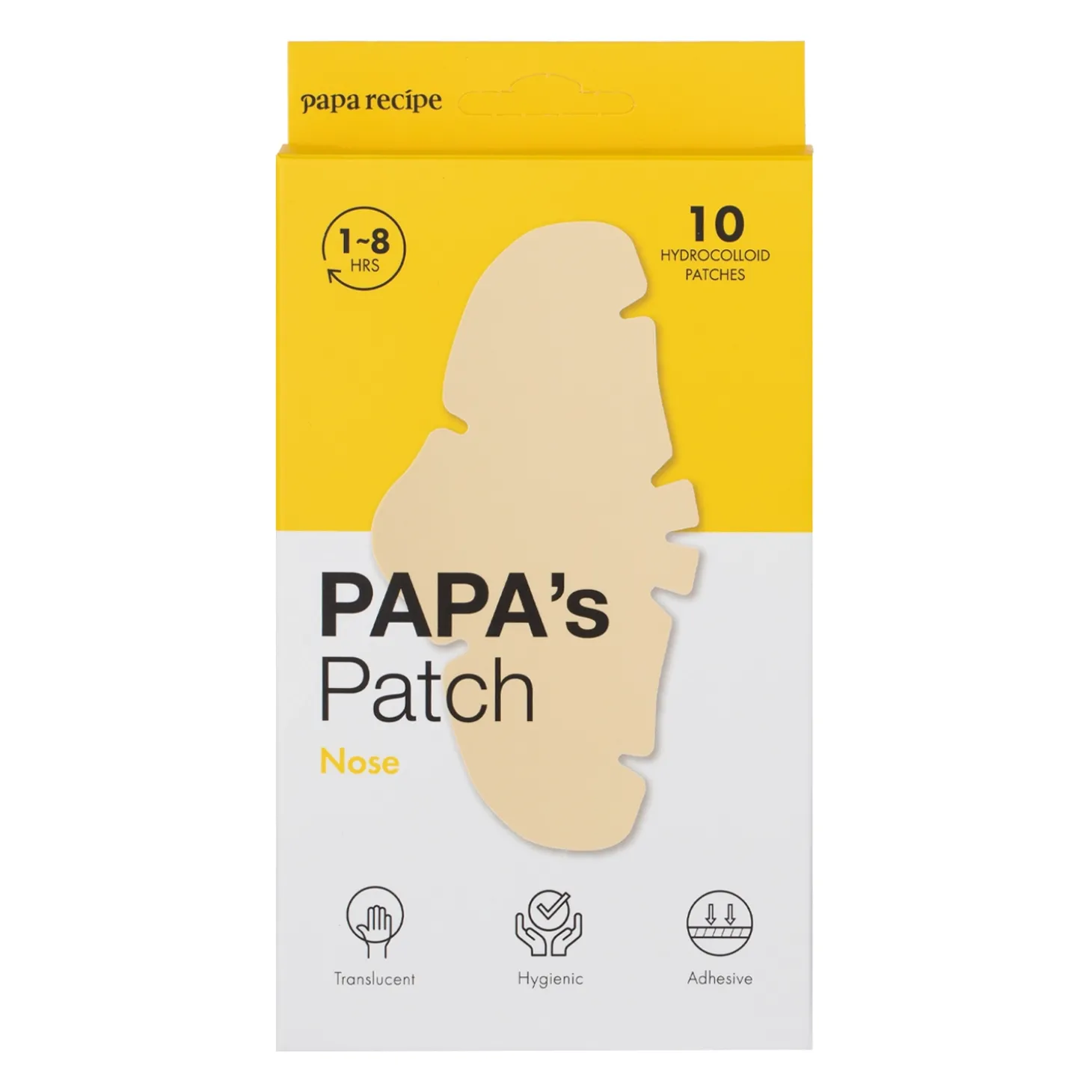Papa Recipe - Papa's Patch Nose - Oczyszczające Plasterki na Nos - 10szt.