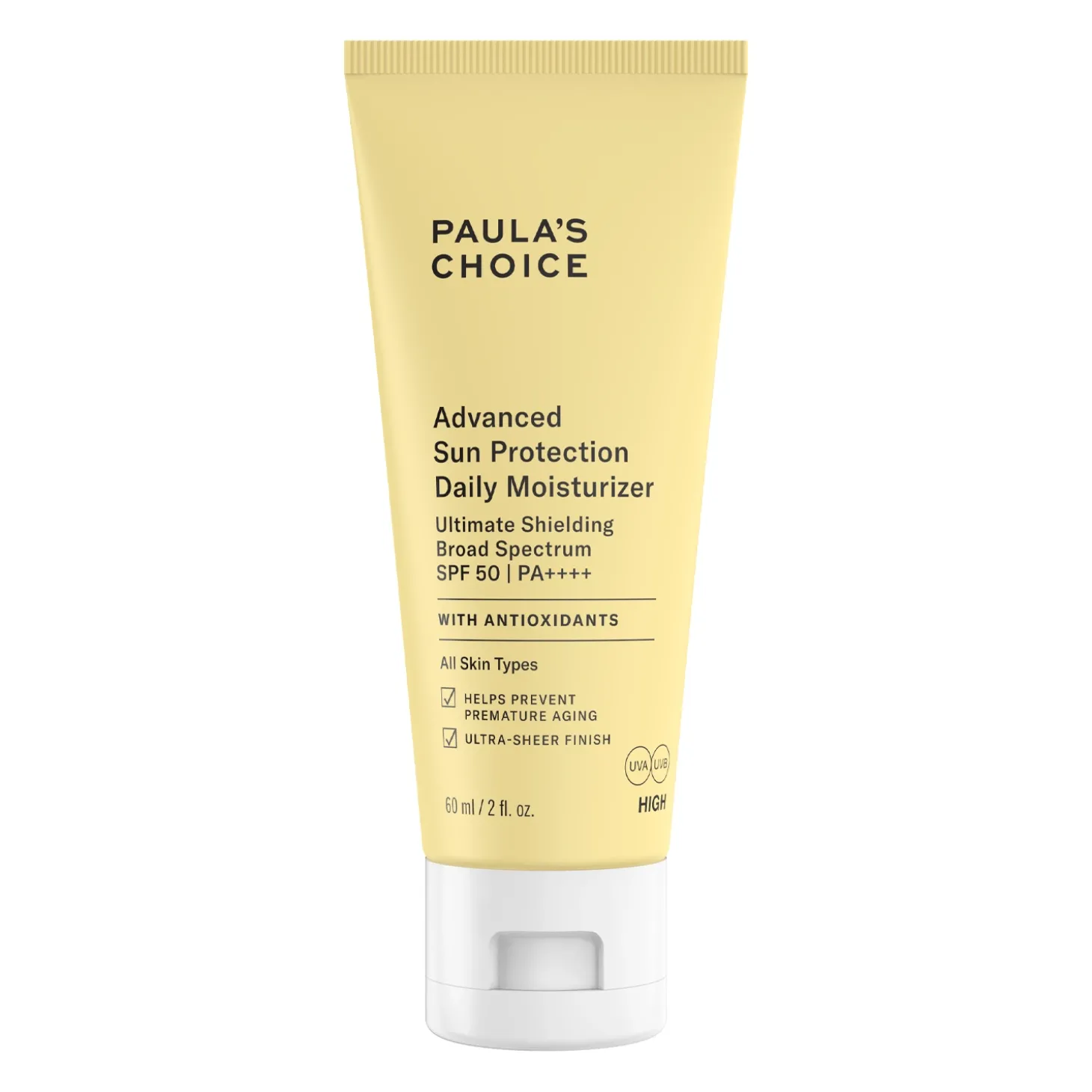 Paula's Choice - Advanced Protection Daily Moisturiser SPF 50 PA++++ - Krem Nawilżający na Dzień - 60ml