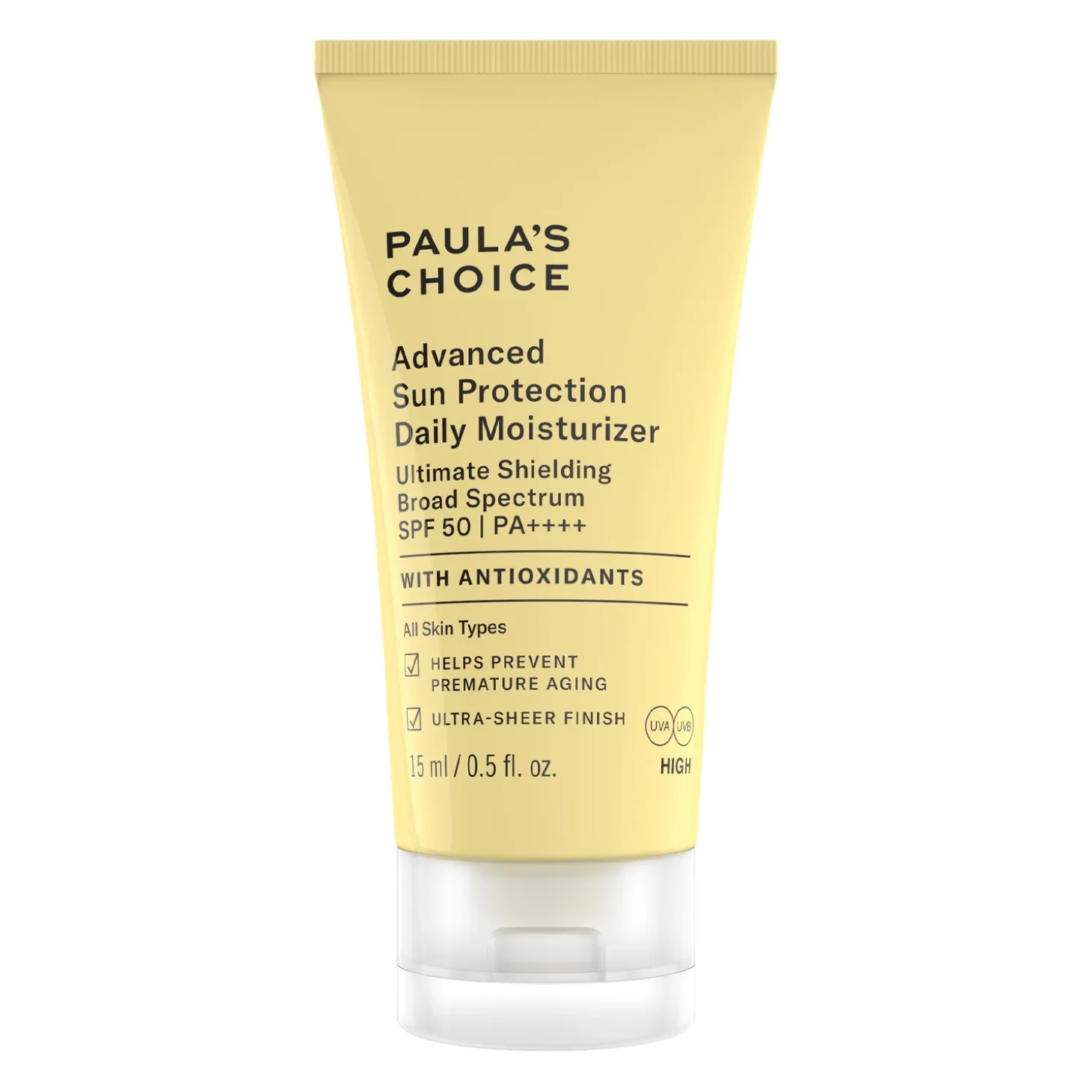 Paula's Choice - Advanced Protection Daily Moisturiser SPF 50 PA++++ - Krem Nawilżający na Dzień - 15ml