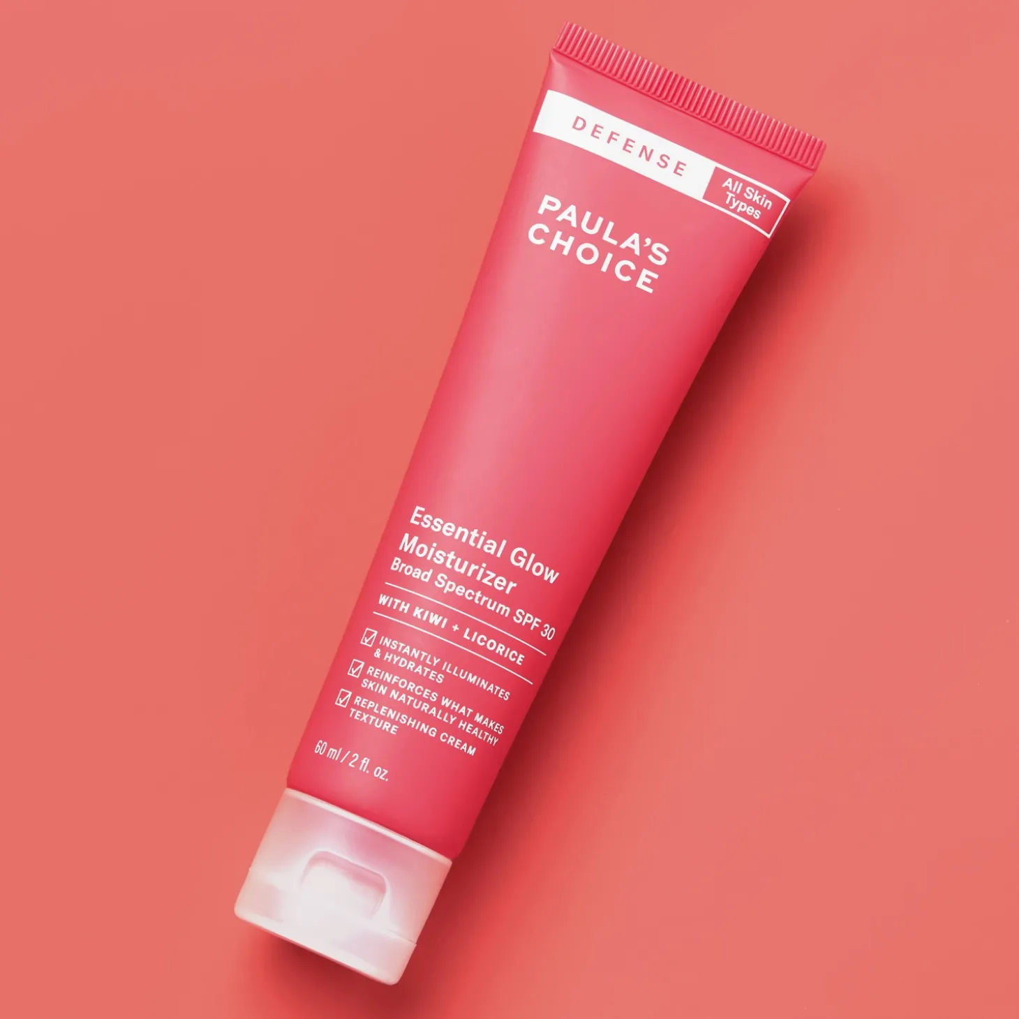 Paula's Choice - Defense - Essential Glow Moisturizer SPF30 - Rozświetlający i Nawilżający Krem Przeciwsłoneczny - 60ml