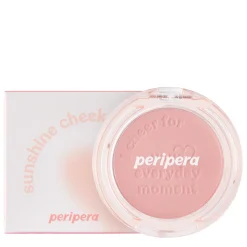 Peripera - Pure Blushed Sunshine Cheek - Róż do Policzków - 11 Picnic Pink - 4,2g