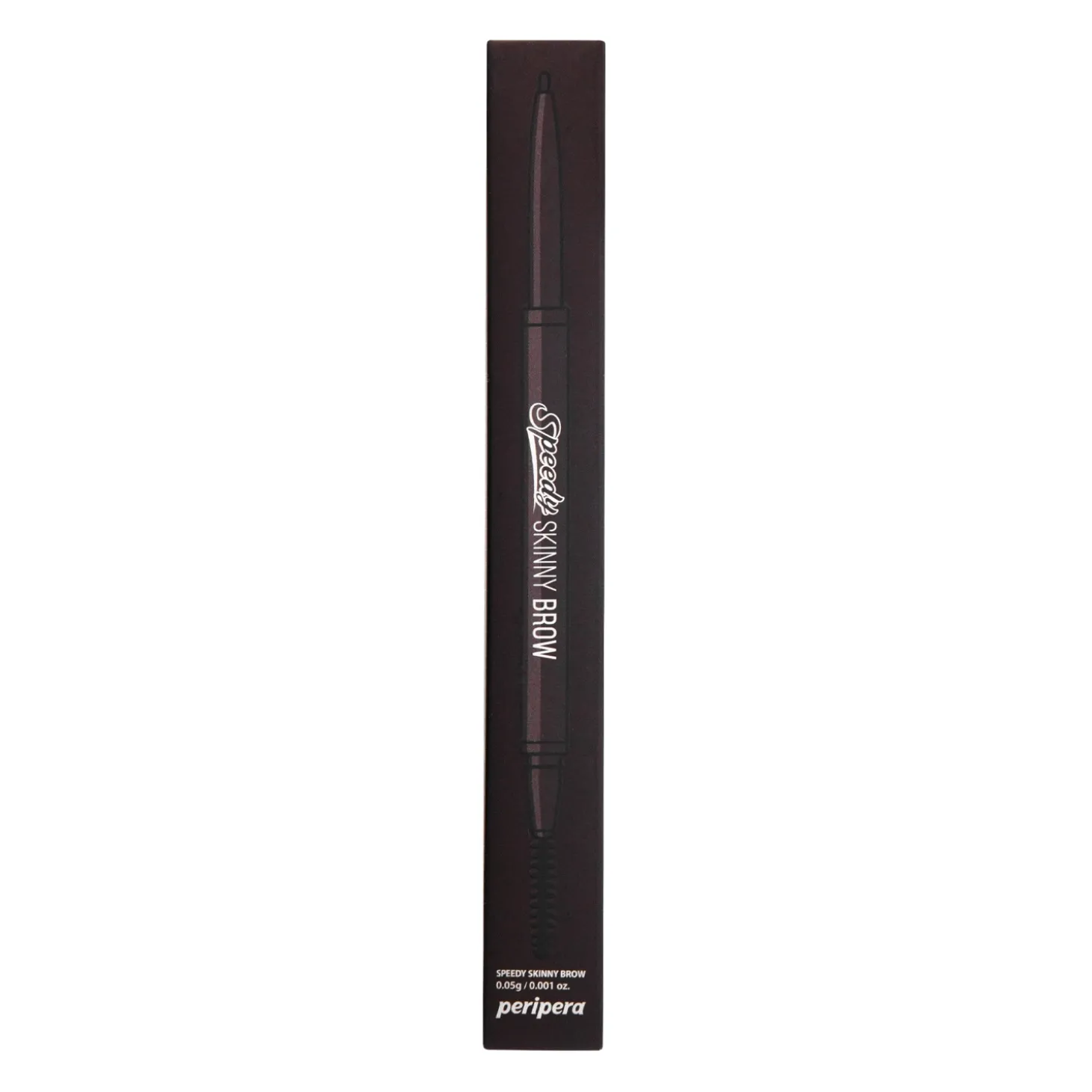 Peripera - Speedy Skinny Brow - Kredka do Brwi - 02 Dark Brown - 7g