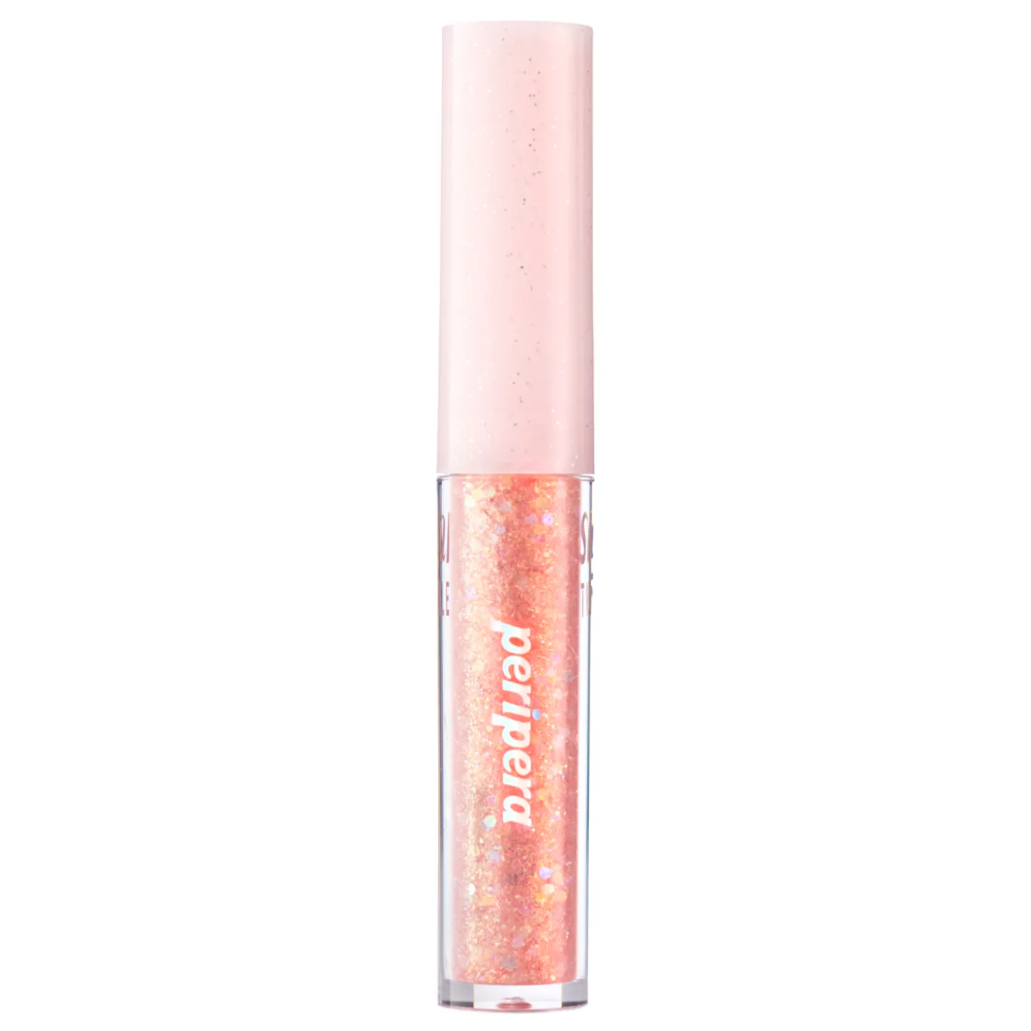 Peripera - Sugar Twinkle Liquid Glitter - Brokat w Pędzelku - 02 Sodapop Flakes - 1,9g