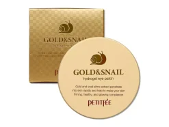 Petitfee - Gold & Snail Hydrogel Eye Patch - Hydrożelowe Płatki Pod Oczy - 30 kompletów