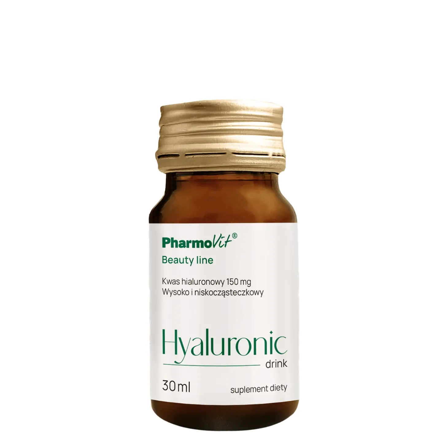 Pharmovit - Hyaluronic Drink Beauty Line - Kwas Hialuronowy w Płynie do Picia - 30szt x 30ml