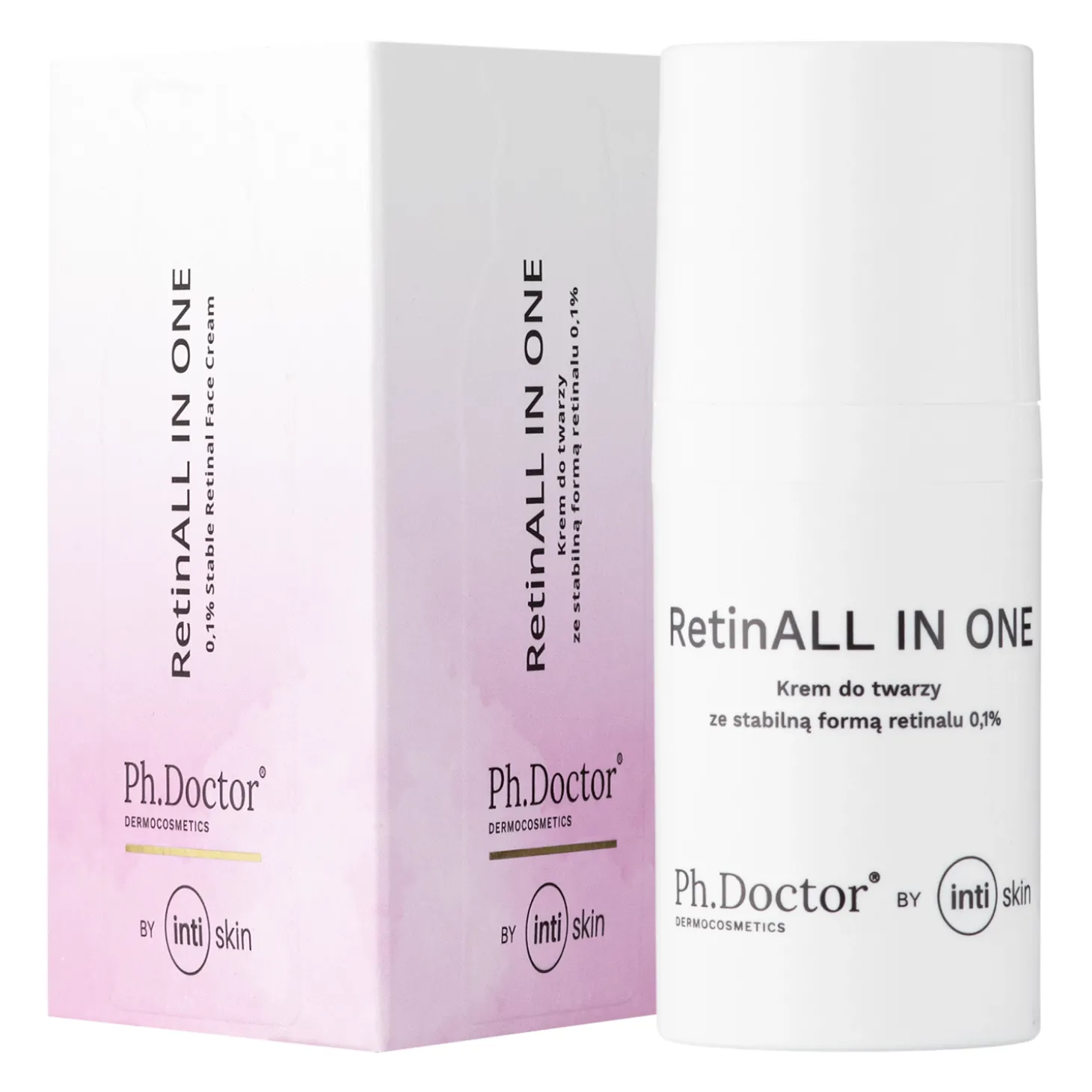 Ph.Doctor - RetinALL IN ONE - Krem do Twarzy ze Stabilną Formą Retinalu 0,1% - 30ml
