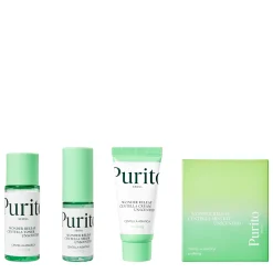 Purito Seoul - Wonder Releaf Centella Mini Kit Unscented - Zestaw Bezzapachowych Produktów Łagodzących