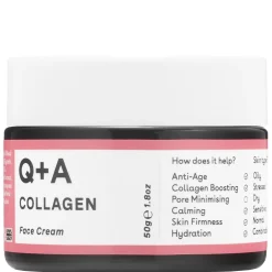 Q+A - Collagen - Face Cream - Wygładzająco-Ujędrniający Krem do Twarzy z Kolagenem - 50ml